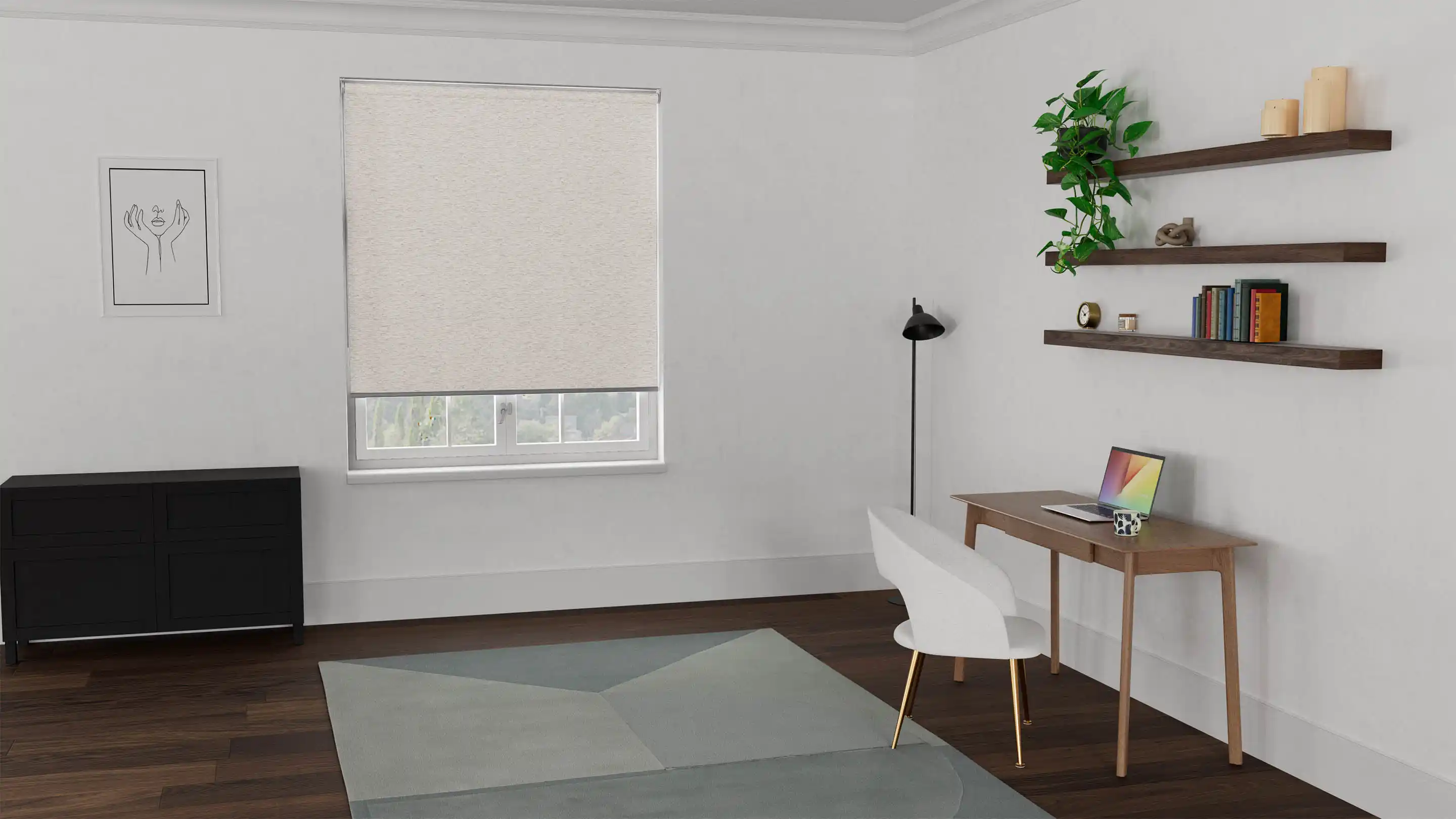 Echo Light Filtering Roller Blind - Image 3