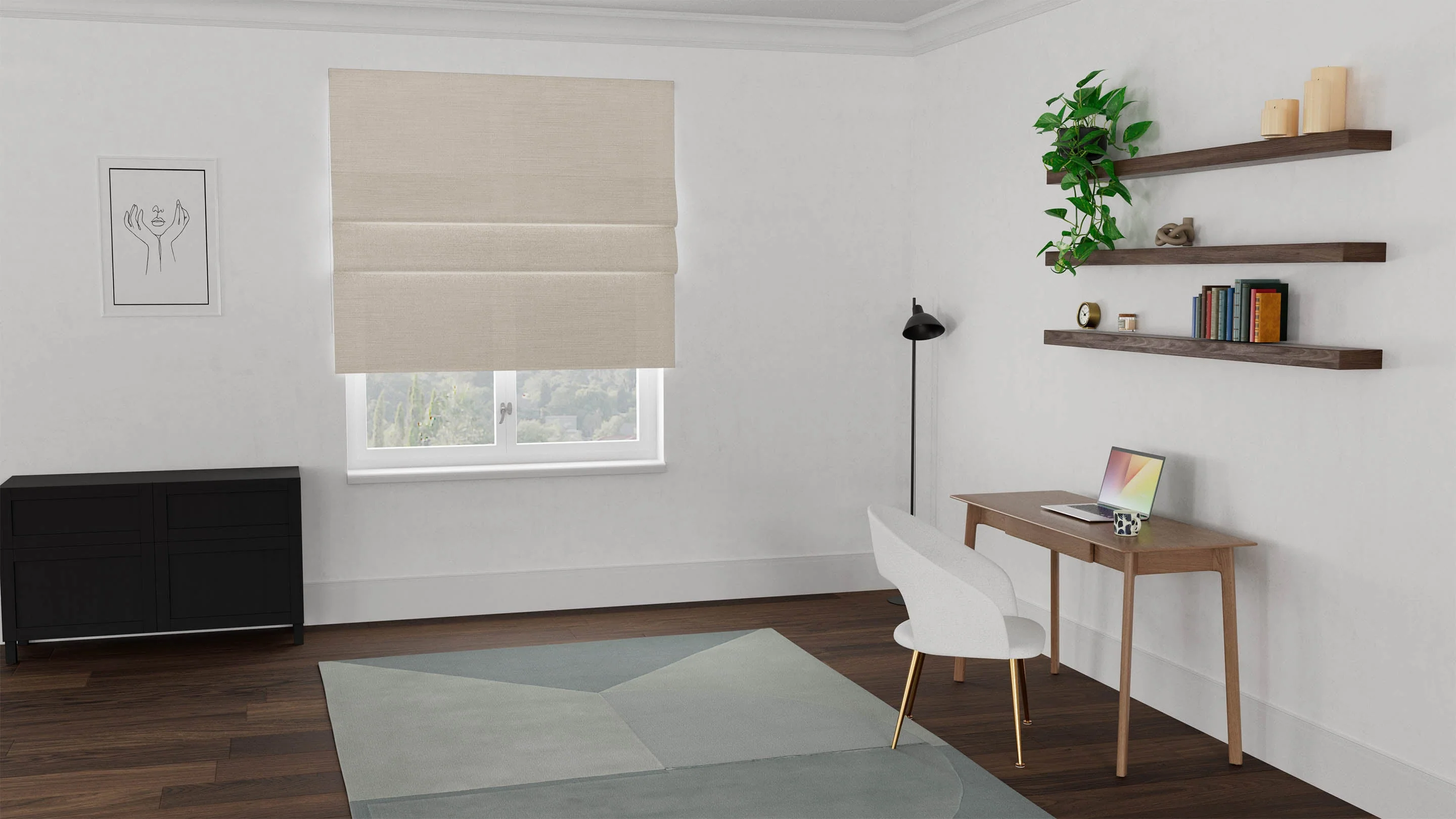 Fusion Sunscreen Roman Blind - Image 3