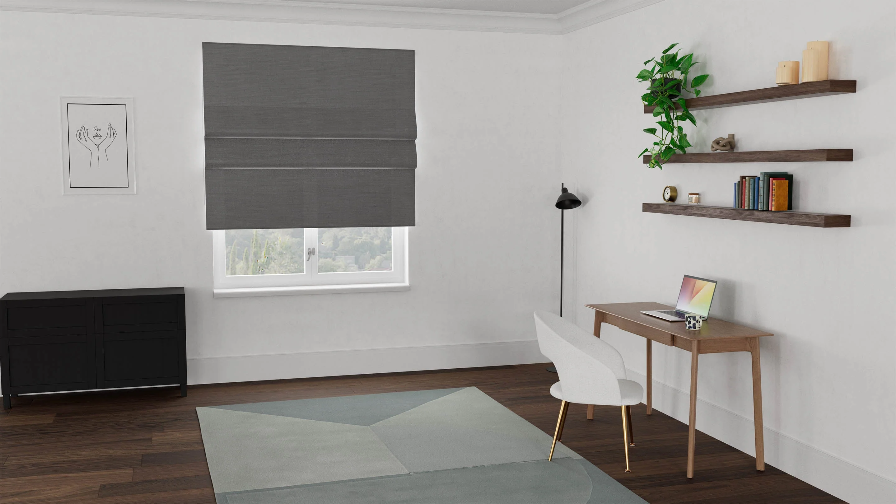 Fusion Sunscreen Roman Blind - Image 5