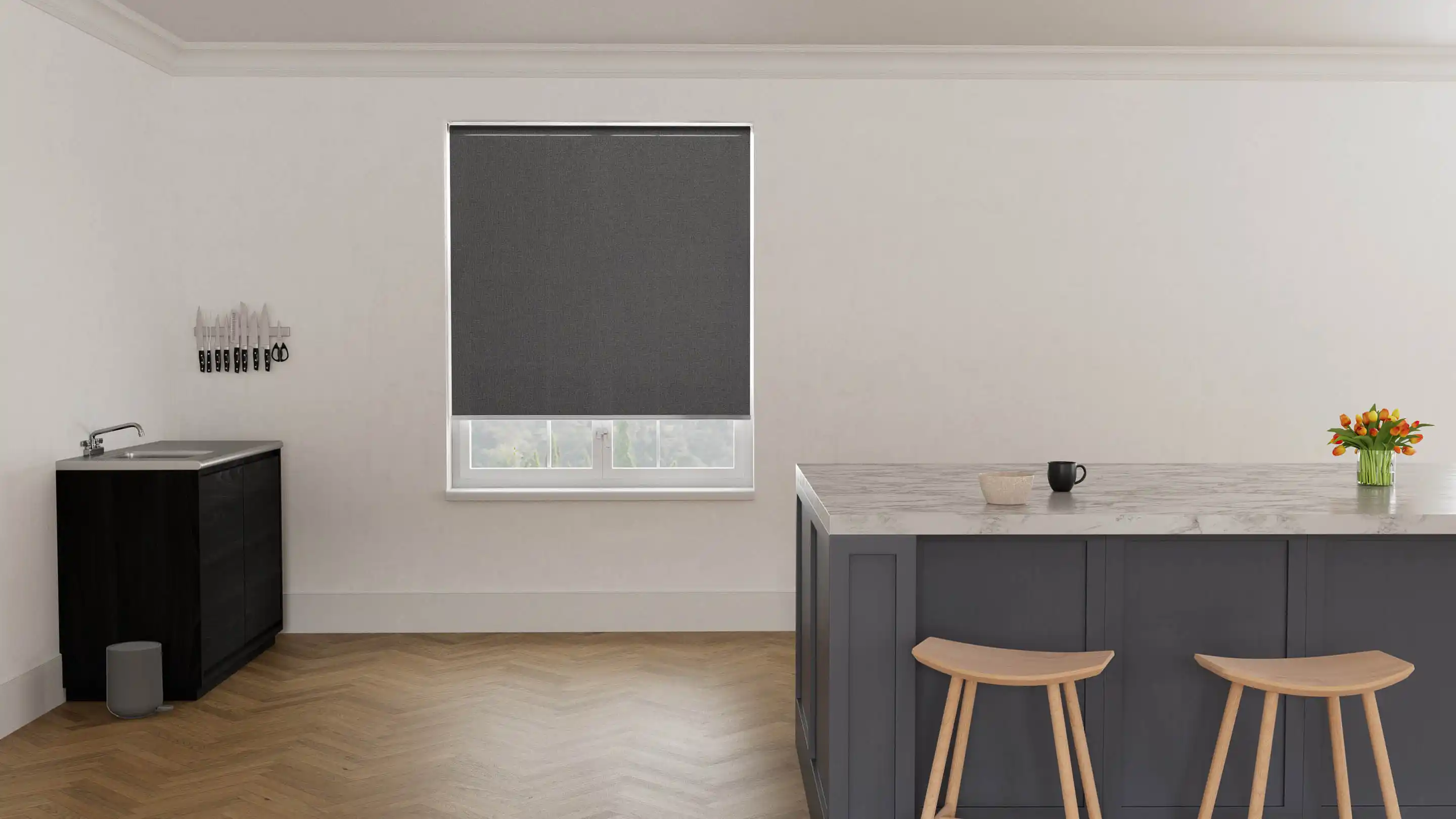 Jersey Light Filtering Roller Blind - Image 4
