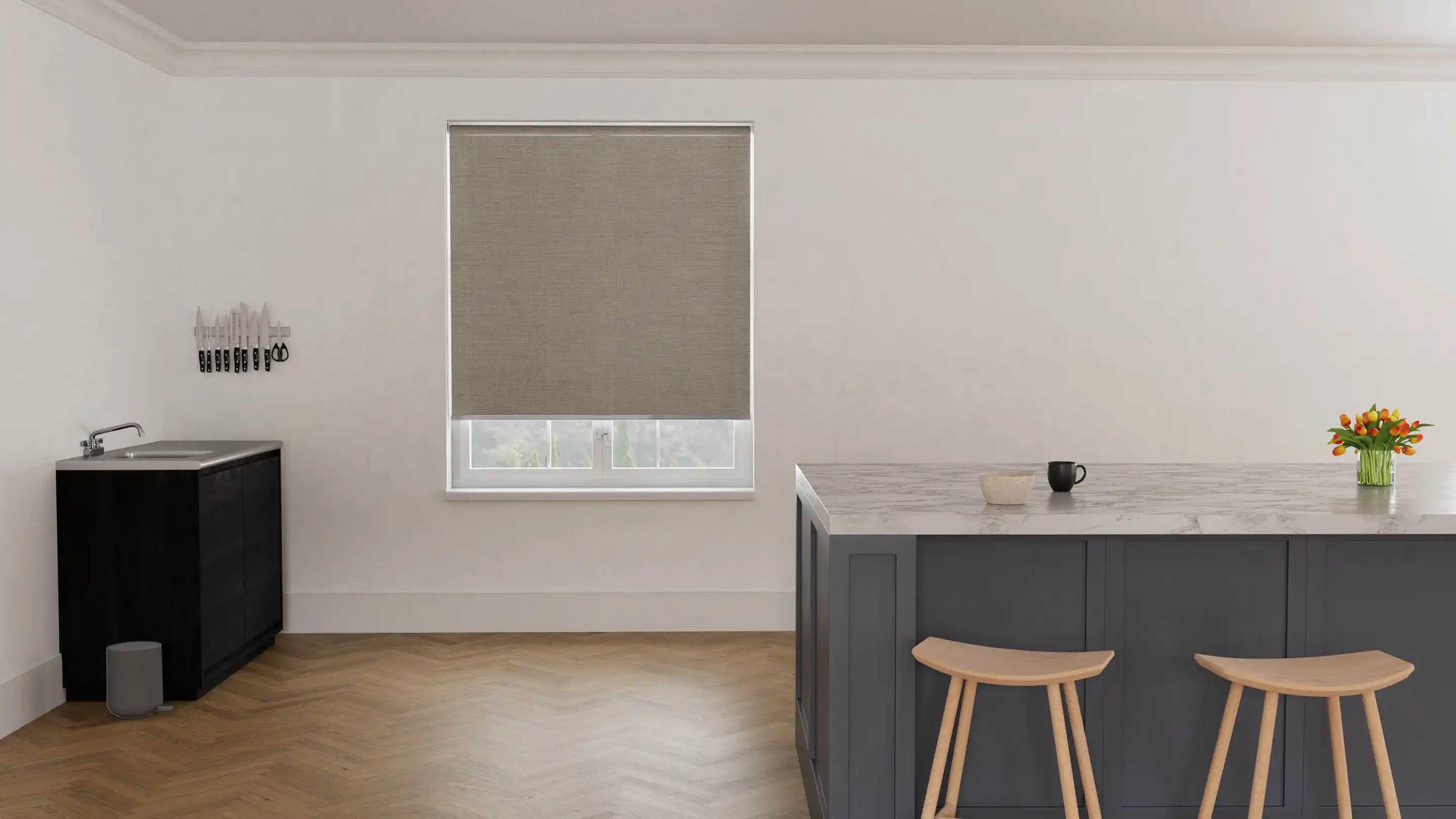 Jersey Light Filtering Roller Blind - Image 5